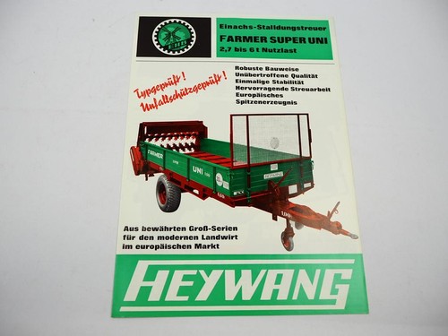 Original prospekt heywang - original,