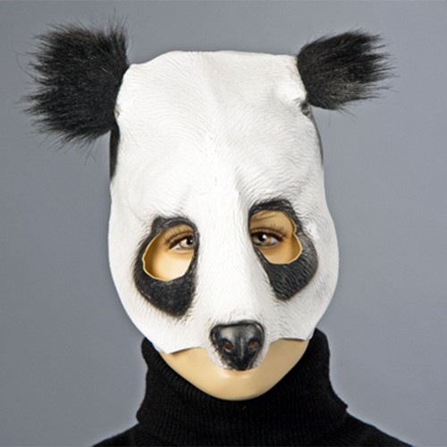 Latex maske panda latexmaske - latex,