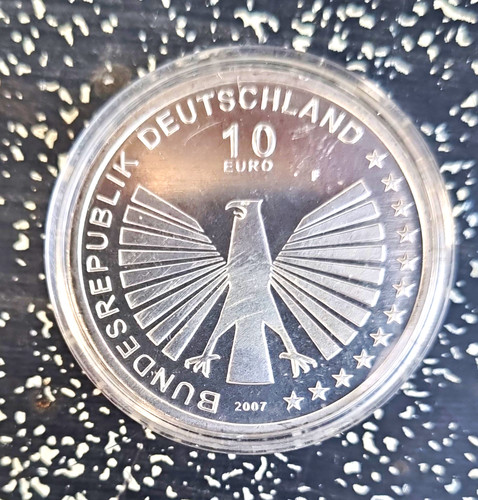 Euro silbermünze 2007 - silbermünze, f