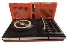 PHILIPS 623 - Plattenspieler mit Batteriebetrieb! Space Age!