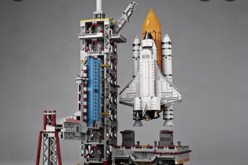 Space shuttle launch - shuttle, tower