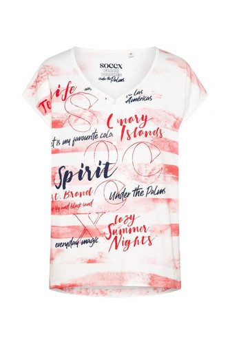 Soccx damen shirt - damen, t-shirt,