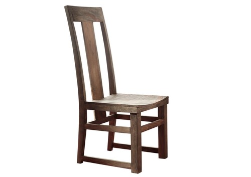 Stuhl sheesham 45x47x110 grau - 45x47x110,