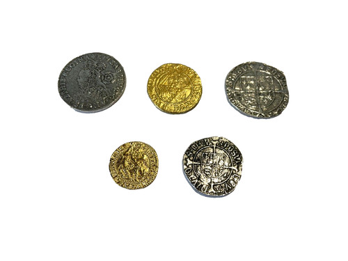 5er set tudor - silber, und