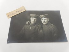 Top Studio  Portrait 1918 /  2  Soldaten Ir. 57  MG Kompanie Ärmelabzeichen