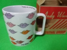 Henkelbecher 11 cm Lips Designer Andy Warhol von Rosenthal