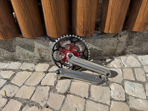 Caramba double barrel crankset - double,