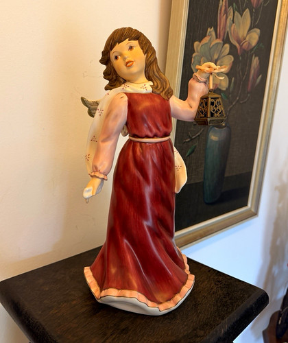 Goebel engel figur mit laterne - goebel,