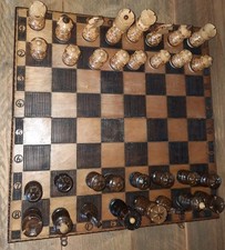 Holz Schach Brett 44x44 cm