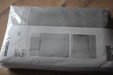 IKEA Bettwäsche Snokört  2tlg  140x200  & 80x80 Grau neu ovp