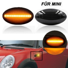2x LED Seitenblinker für BMW MINI Cooper R50 R53 Schrägheck R52 Cabrio SCHWARZ