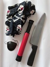 Pirat Kostüm Kinder Party Geburtstag Karneval  Augenklappe  Fernrohr Halloween 