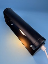 Vintage Drehlampe/Wandlampe, Schwarz, Metall aus den 1980er Jahren  ￼