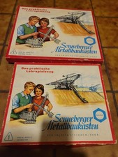 Sonneberger Metallbaukasten Standard / Piccolo Baukasten DDR VEB Injecta 