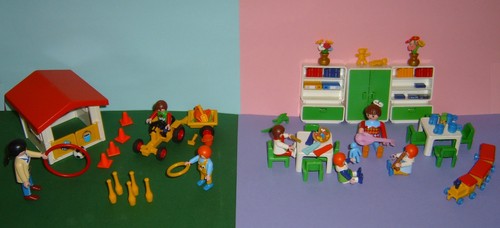 Playmobil kindergarten mit - kindergarten,