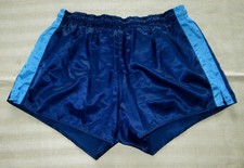 BLAUE SPORTHOSE - GLANZSHORTS