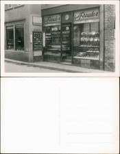 Ansichtskarte  Schaufenster Wilhelm Reuter Schmuck und Uhren Geschäft 1956