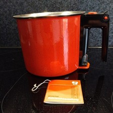 BEKA vintage Simmertopf Rot