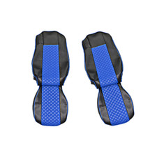 2 Blue And Black Eco Leather