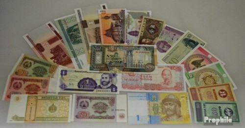 Banknoten alle welt - welt, 20