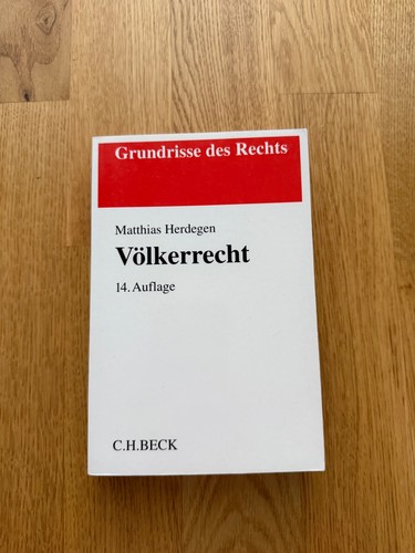 Völkerrecht herdegen - völkerrecht,