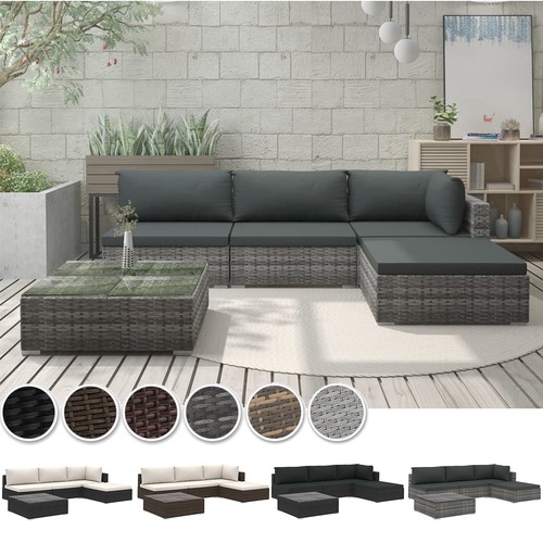 Tlg poly rattan garten - rattan,
