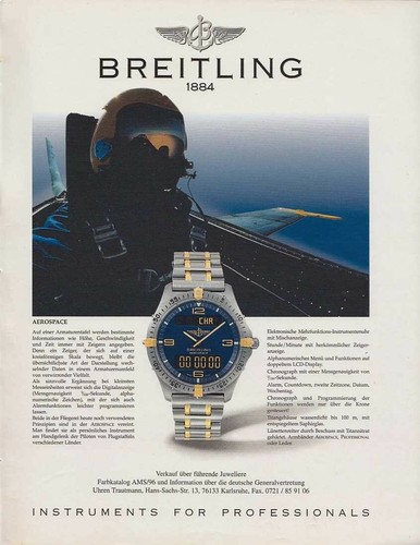 Breitling aerospace reklame - -,