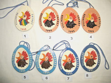 Villinger Fasnet 1995 - 40 Jahre Gockel-Gilde Zollhaus Villingen Fasnacht Abzeic