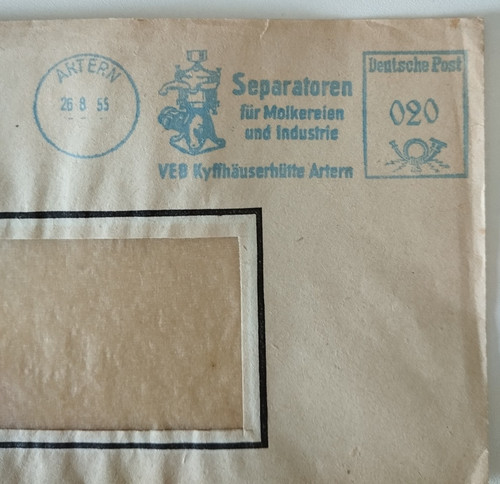 Umschl freistempel veb - m.,