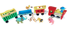 Zirkuszug Fisher-Price mit Tieren, Elefant, Dino, Giraffe, Löwe,  Vintage