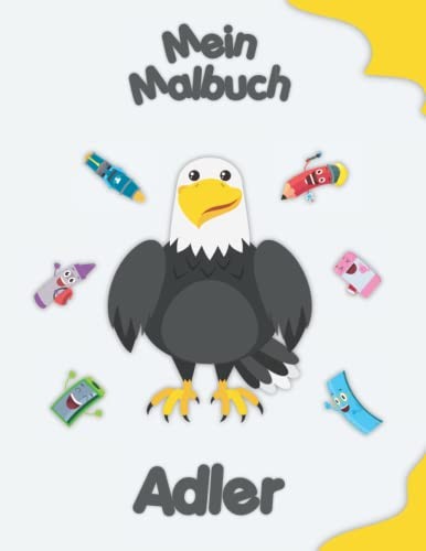 Malbuch adler für - malbuch, 2-6