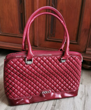 Klassische Damen Handtasche von NOBO, handbag in Weinrot, Neuwertig