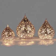 Deko-Tropfen Rose-Gold Sterne