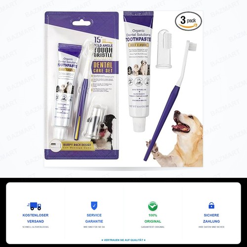 Zahnpflege set hund - set,