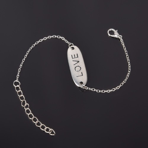 Armkette love plakette - love,