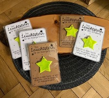 Leuchtstern Reflektor Anhänger Kinder, Sicherheit im Dunkeln, Geschenk Kita