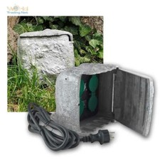 4er Garten-Steckdose mit