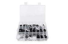 MODSTER Schrauben Set Sechskant Rundkopf 395 Teilig mit Aufbewahrungsbox / MD115