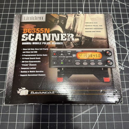 Uniden bearcat bc355n - uniden,