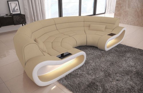 Bigsofa stoff polster megasofa - stoff,