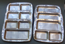 6x WMF Edelstahl Tablett, Serviertablett, Gastro, Imbiss, Pension,JVA, Cromargan