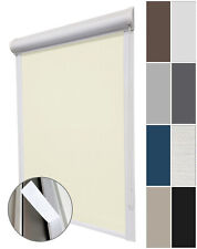 Rollo auf Maß ohne Bohren Thermo Kassette Verdunklungsrollo Fenster Sonnenschutz