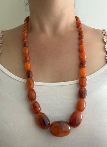 Vintage bakelit kette - bakelit,