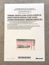 MS Windows 2012 Terminal Server 5 User OEM RDS Zugriffslizenzen 