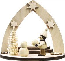 Tea Light Holder Winter Child