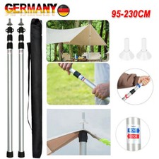 2x 230cm Zeltstangen Teleskop