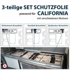 Schutzfolien, passend für VW T6.1 oder T6 California Zubehör- Schutz für Küche