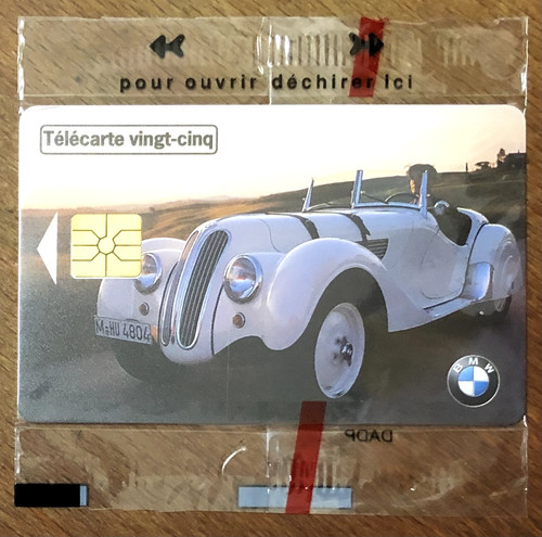 Bmw 328 telecarte 25u ref - bmw,