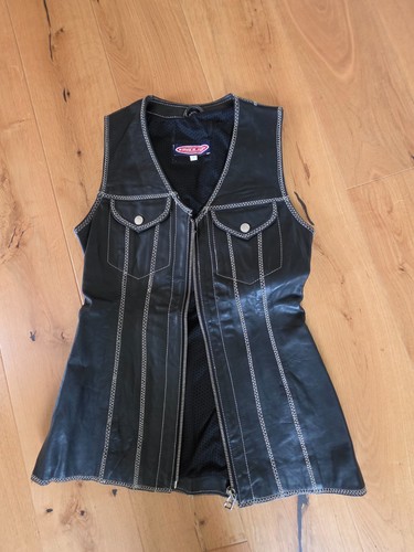Leder weste damen motorrad - leder, z.b