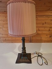 Art Deco Tischleuchte, Bronze (?), sehr gut erhalten, funktionstüchtig